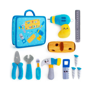 Ma <span class=keywords><strong>1</strong></span>ère boîte à <span class=keywords><strong>outils</strong></span> personnalisée Ensemble d'<span class=keywords><strong>outils</strong></span> pour bébé Jouet de construction jouet en peluche Montessori à fermeture éclair Kit d'<span class=keywords><strong>outils</strong></span> en peluche Jouets pour tout-petits - Product Image 2