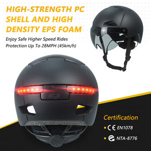 NTA-8776 ได้รับการรับรองหมวกกันน็อคขี่จักรยานไฟฟ้าพร้อมไฟเตือนความปลอดภัยแบบชาร์จไฟได้ด้านหลัง Casco nta8776 E-Bike หมวกกันน็อคในเมือง - Product Image 4