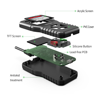 Lector de Códigos OBD2 YA106 y Probador de Batería 12V Herramienta de Diagnóstico Universal para Automóviles para Detección de Fallas