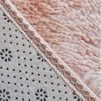 Tapis scandinave haut de gamme à poils longs, lavable, moelleux et duveteux pour salon, côté canapé, décoration contemporaine