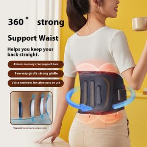 Cintura flexível e massageador traseiro com vibração aquecimento cinto quente compressão para cintura dor alívio suporte protetor característica - Product Image 6