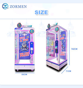 Macchina Artiglio Taglia Giocattoli Grande con Monete Premio Rosa, Stile Moda Gamer per Sale Giochi e Distributori Automatici - Product Image 2