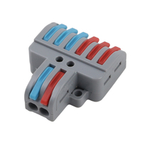 LT2 Trous de fixation multiples Contact en cuivre PC Mini Universal Compact 2/3 Pin Push-in Terminal Block Quick Wire Conducteur