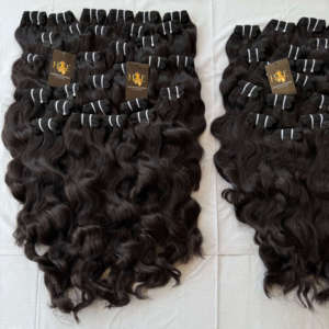 Lots de Cheveux Naturels Non Traités en Gros – Cheveux Humains Indiens de Temple, Cuticules Alignées, Extensions de Cheveux Noirs Bruts - Product Image 1