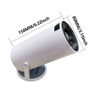Mini Proyector Portátil LED con USB, 720P, Control Remoto, Proyector de Películas para Interiores/Exteriores HY300Mini/Blanco - Product Image 6
