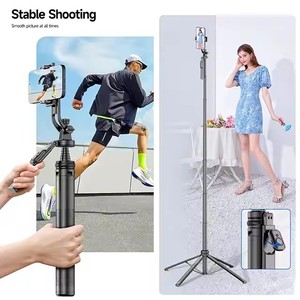 Chất Lượng Cao Ảnh Tự Sướng Gậy Tripod Đứng Cho Máy Ảnh Với Xoay 360 Kẹp Và Ngang Dọc Chụp Cho Điện Thoại Di Động - Product Image 2