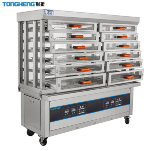 China Manufactured Buns <strong>Warmer</strong> Showcase Food <strong>Warmer</strong> Display for Hotel - Product Image 3