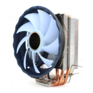 12ซม. 4ท่อความร้อนทองแดงซีพียูเย็นพร้อมไฟ LED สีคอมพิวเตอร์ตั้งโต๊ะเล่นเกมพีซีพัดลมระบายความร้อนสำหรับเคสคอมพิวเตอร์ - Product Image 2