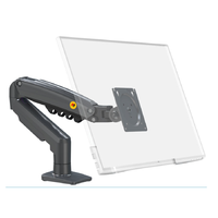 Support mural universel inclinable pour la plupart des écrans de 17 à 32 pouces, support de bureau pour moniteur, bras réglable F80