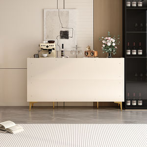 Buffet de Luxe Italien Moderne avec Plateau en Marbre, Portes en <span class=keywords><strong>Verre</strong></span>, Bois Massif, pour Salle à Manger, Salon, Chambre, Rangement et Présentation Modulaire - Product Image 6
