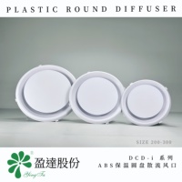 CD250mm ABS Runde Lüftungsöffnung mit 5mm Isolierung, Anti-Kondensations-Deckenlüftung, verstellbarer Kegel, individuelle Farbe