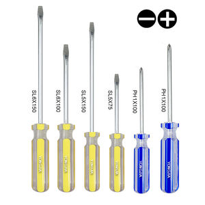 Tournevis d'usine bonne qualité directement vente Hex <span class=keywords><strong>Torx</strong></span> Phillips pointe plate croix magnétique bits cristal poignée tournevis outils - Product Image 4