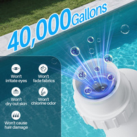 Électrolyseur au sel T-CELL-15 de remplacement pour Hayward TurboCell T15 W3T-CELL-15 GLX-CELL-15-W pour piscines jusqu'à 40 000 gallons