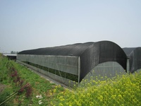 Filet d'ombrage agricole noir en PEHD résistant aux UV, durable, pour extérieur, à haute teneur en ombrage, pour serre, filet de réduction de chaleur