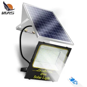 Kcd Druckguss Solar betriebene schlanke RGB Ip65 Ip66 Wasserdichtes Außen flutlicht 30W 60W 100W Watt LED Solar Flutlicht