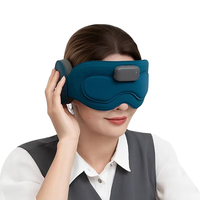 Masque de thérapie du sommeil intelligent avec surveillance du sommeil, réglage de la température, lecteur de musique, contrôle par application pour soulager l'insomnie