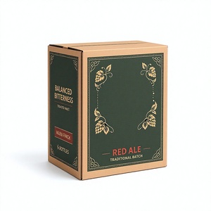 Individuell Bedruckte Kraft-Tragetasche für Flaschenbier - Product Image 1