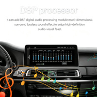 Untuk BMW Seri 7 F01-F04 730/740 2010-2017 128GB Wireless CarPlay Android Auto GPS Dashboard Mount Layar IPS DSP 1 Tahun