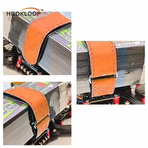 Tali Pengikat Kabel Drone dari Nilon Kulit Berwarna dengan Perekat <span class=keywords><strong>Hook</strong></span> <span class=keywords><strong>Loop</strong></span> untuk Pengaturan Kabel - Product Image 2