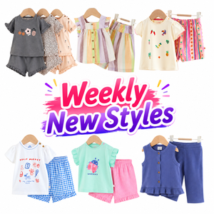 Cotton Unisex Baby Clothing Sets Striped Sailor Print Dresses Rompers Kids Summer Outfits <b>Mix</b> Match Styles - Product Image 2