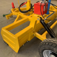 Machine de niveleuse de terre de laser de traction de tracteur d'équipement agricole de rendement élevé
