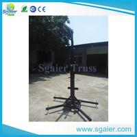 Line Array Haut-parleur Truss Lift Stand Truss Display Hand Chain Hoist Line Array Truss Stand System pour concert en plein air
