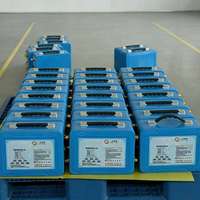 Batería de fosfato de hierro y litio (LiFePO4) de 12V 100Ah de ciclo profundo compacta, reemplazo para paquete de baterías de plomo-ácido para motor de pesca marina.