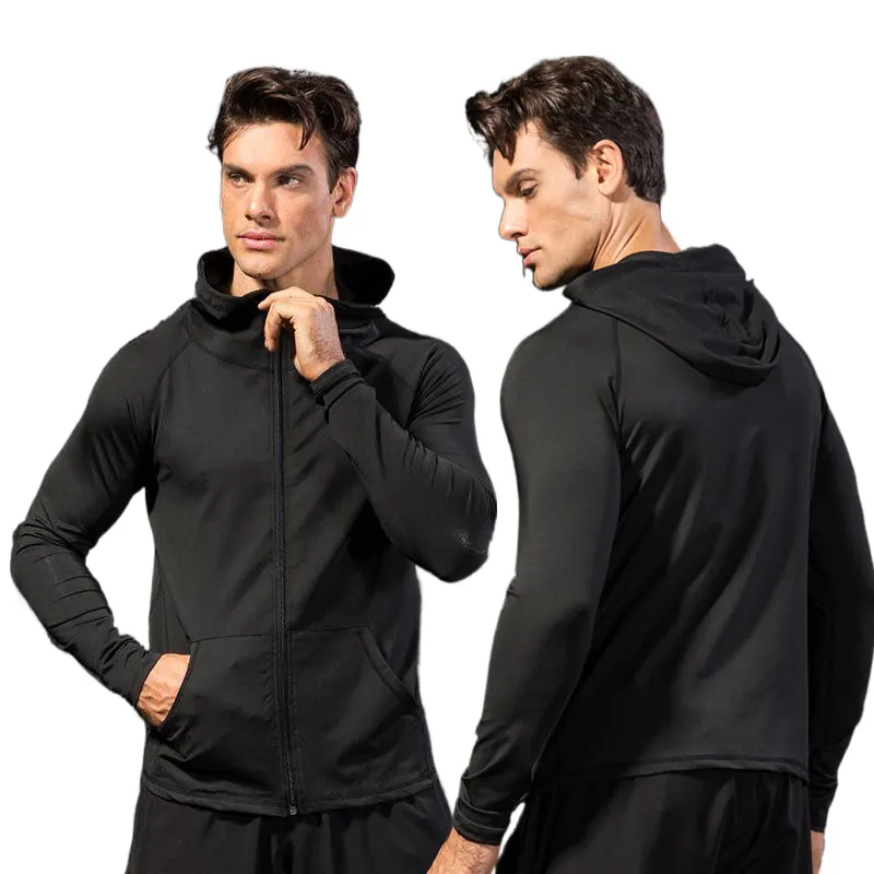 Mùa Thu Của Nam Giới Khô Phù Hợp Với Hoodie Mens Jersey Zip Up Hoodie Biểu Tượng Tùy Chỉnh Thấp Moq Tùy Chỉnh Men Jersey Hiệu Suất Hoodie Khô Phù Hợp