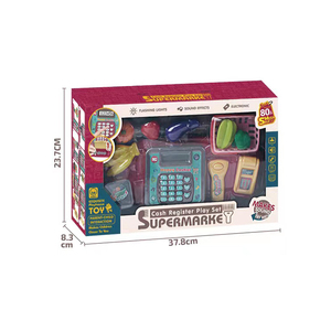 <span class=keywords><strong>Caja</strong></span> <span class=keywords><strong>Registradora</strong></span> <span class=keywords><strong>de</strong></span> <span class=keywords><strong>juguete</strong></span> para niñas, juego <span class=keywords><strong>de</strong></span> simulación B/O <span class=keywords><strong>de</strong></span> plástico electrónico para supermercado - Product Image 6