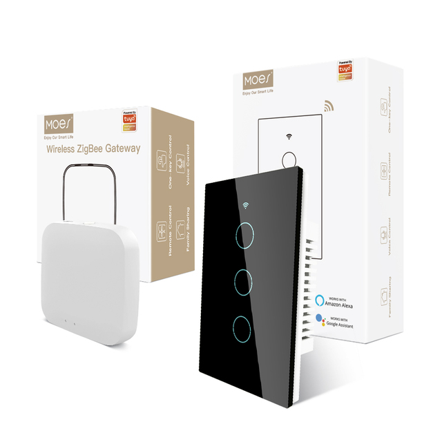Smart Home Lights Switches Zigbee Wall Switches Tuya