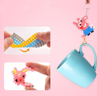 Jouets éducatifs DIY PE/EVA Perles Hama 5mm Kits de perles fusionnées pour enfants
