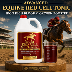 Tonique Sanguin Équin Haute Performance : Liquide <span class=keywords><strong>de</strong></span> <span class=keywords><strong>Transport</strong></span> d'Oxygène et <span class=keywords><strong>de</strong></span> Récupération Énergétique pour l'Endurance et le Galop des <span class=keywords><strong>Chevaux</strong></span> Sportifs - Product Image 1