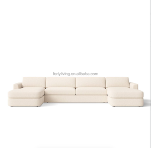 Ferly Mỹ thiết kế nóng bán hiện đại phòng khách đồ nội thất sofa với đá cẩm thạch hàng đầu Bàn cà phê thiết lập cho căn hộ - Product Image 3