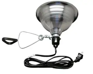 Meilleure vente 8.5 "Clip Light 150W lampe avec abat-jour réflecteur en aluminium pour la maison/hôtel/intérieur