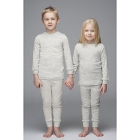 Sous-vêtements thermiques turcs de haute qualité pour enfants gris