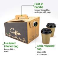 Caja de Papel de 96oz con Impresión de Logotipo Personalizado para Cápsulas de Café y Whisky/Tequila, con Recubrimiento UV, Cierre Magnético Reciclable