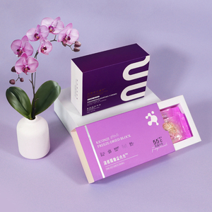 Custom Luxury Purple Drawer Box | Rigid Cardboard Packaging with Slide-Out Design - Product Image 3