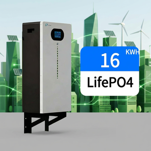 แบตเตอรี่โซลาร์แบบแยกส่วนได้ IP65 CAN Hybrid Grid 15kWh 16kWh 51.2V สำหรับใช้ในที่อยู่อาศัย พร้อมกำลังขับ 10-20kW - Product Image 1