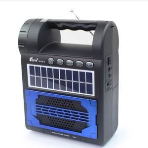 Fp25-S de luz Solar con <span class=keywords><strong>Amfm</strong></span>, 3 bandas de Radio con Mp3, tarjeta inteligente Usb, Panel Solar externo, antorcha de 50W - Product Image 4