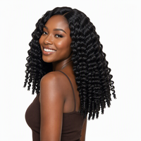 Extensions de cheveux naturels Remy à pointes bouclées birmanes en gros, aspect naturel, doux et volumineux
