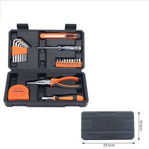 Juego de Herramientas Domésticas de 23 Piezas, Alicates de Corte de Acero al Carbono con Caja de Almacenamiento, Accionamiento Manual, Garantía de 1 Año - Product Image 6