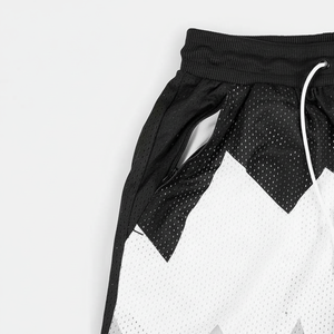 Short de sport en maille polyester pour hommes, de haute qualité, décontracté, de couleur unie - Product Image 1