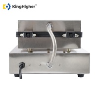 Máquina para Hacer Waffles de Acero Inoxidable de 4 Rebanadas con Forma de Mariposa y Animales, con Termostato Ajustable y Temporizador, Gran Capacidad