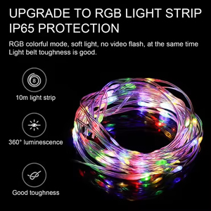 LED String Lights Solar Powered Camping Lantern for Indoor and Outdoor Use <b>ABS</b> Body Lantern - Product Image 4