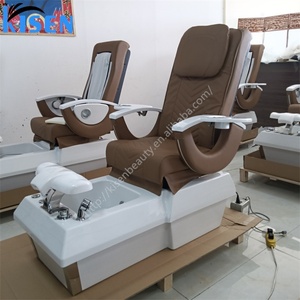เก้าอี้นวดเท้าไฟฟ้าปรับเอนได้ Kisen Luxury พร้อมไฟ LED สีและแรงดันไฟฟ้าปรับแต่งได้ มีจำหน่าย - Product Image 4