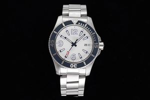 นาฬิกาโครโนกราฟธุรกิจแบบยูนิเซ็กซ์ ขนาด 42 มม. กระจกแซฟไฟร์ ตัวเรือนสแตนเลส สายหนัง ระบบกลไกไขลาน ฝาหลังแบบ Crown - Product Image 6