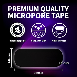 Cinta Microporosa con Logotipo Personalizado, Paquete de 30, Fuerte Sujeción, Remoción sin Dolor, Hipoalergénica, Suave para la Piel, Suministro para un Mes, Cinta Bucal Anti-Ronquidos - Product Image 2