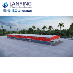 Современное сборное высококачественное стальное здание для склада и мастерской с не требующей обслуживания конструкцией - Product Image 3