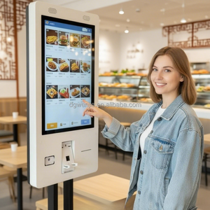WENJIE - Quiosco de Pago <span class=keywords><strong>Fiscal</strong></span> de 15.6/21.5 Pulgadas, Caja Registradora Automática, Quiosco de Pedidos POS Portátil para Restaurante con Sistema Windows, Cámara - Product Image 1