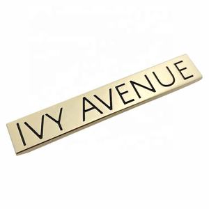 Proveedor chino de alta calidad flexible metal Logo etiqueta bolsos hardware placa - Product Image 5